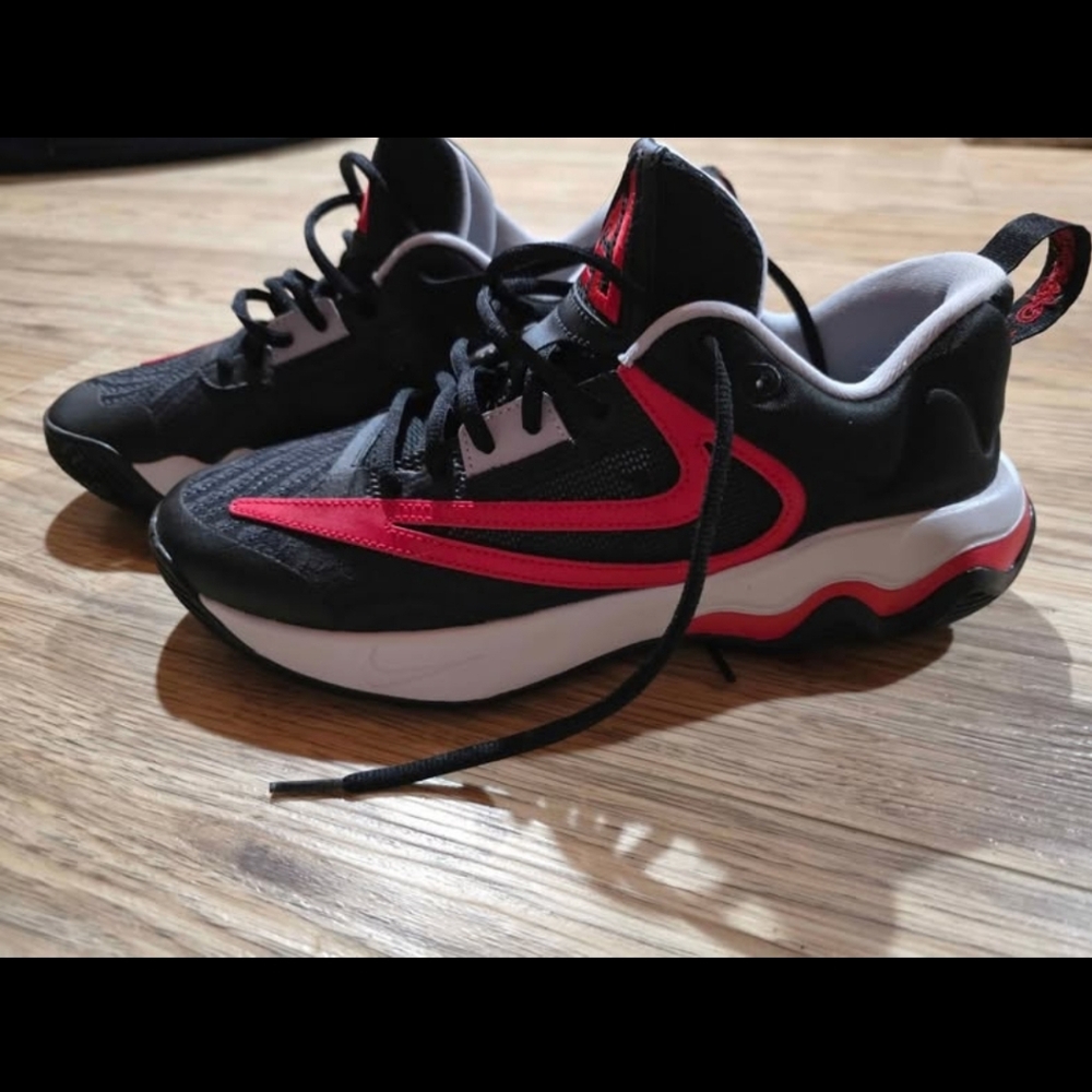 Nike Black and Red Athletic Shoes
